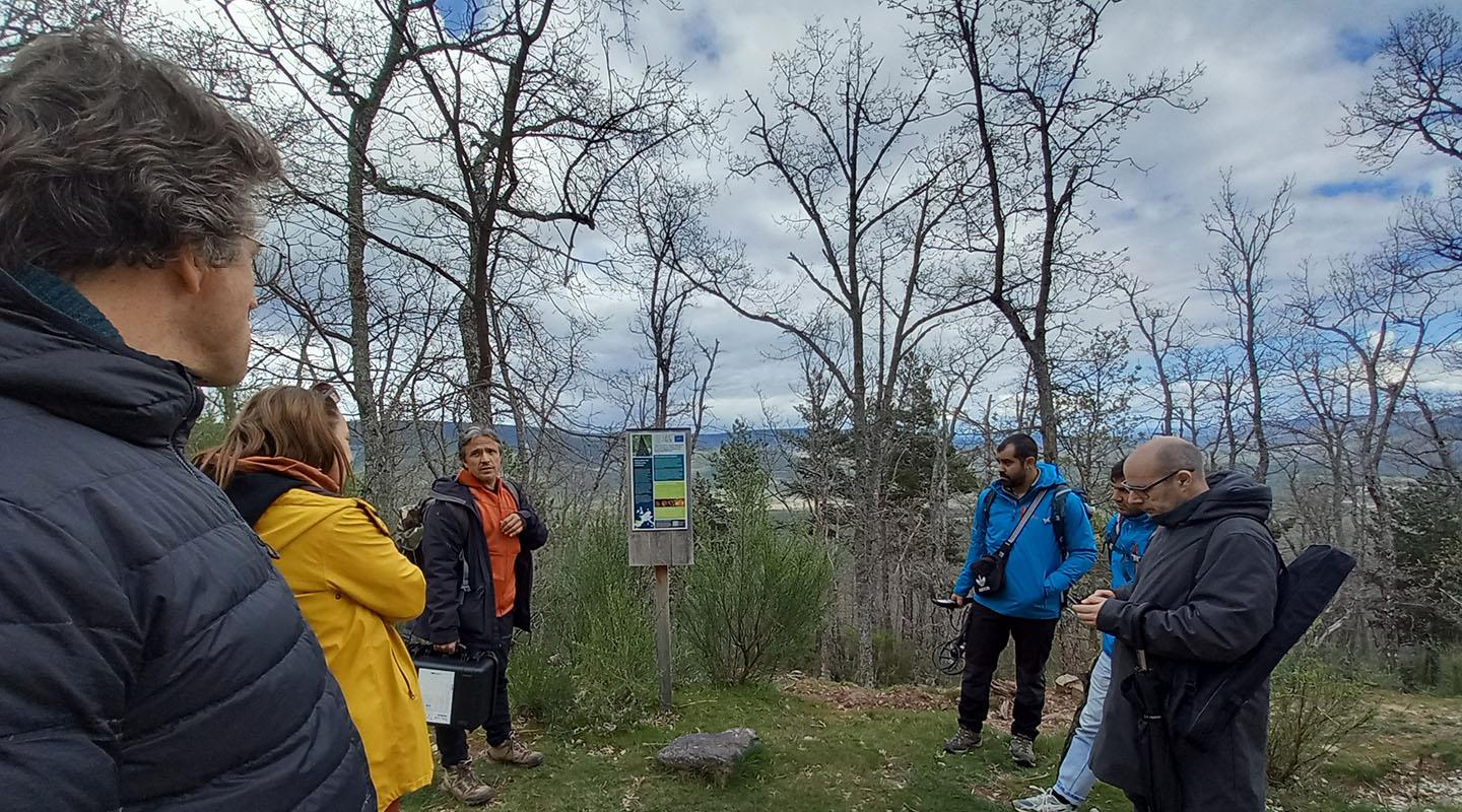 Visita rodal rebollo por FARCLIMATE project