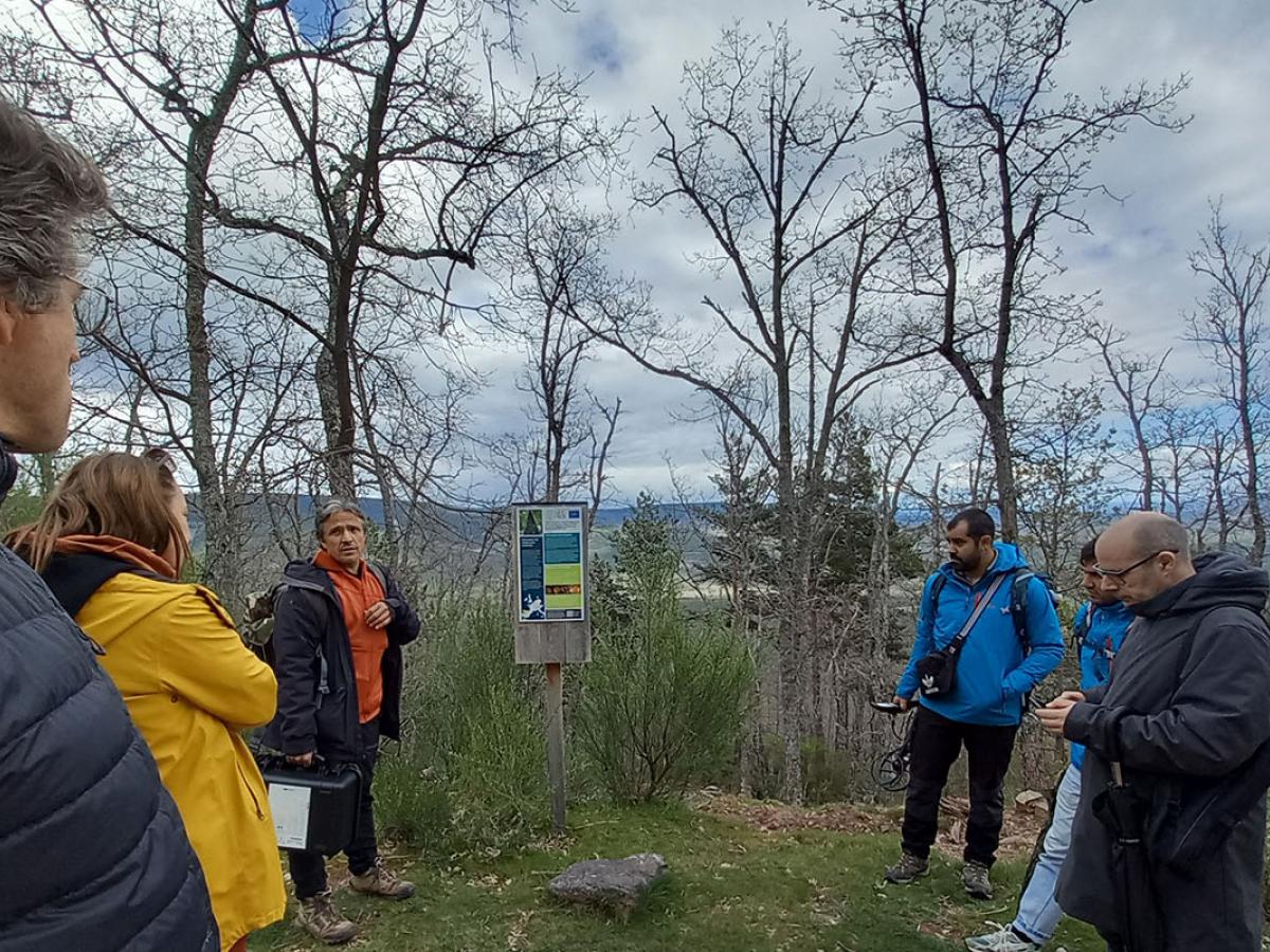 Visita rodal rebollo por FARCLIMATE project